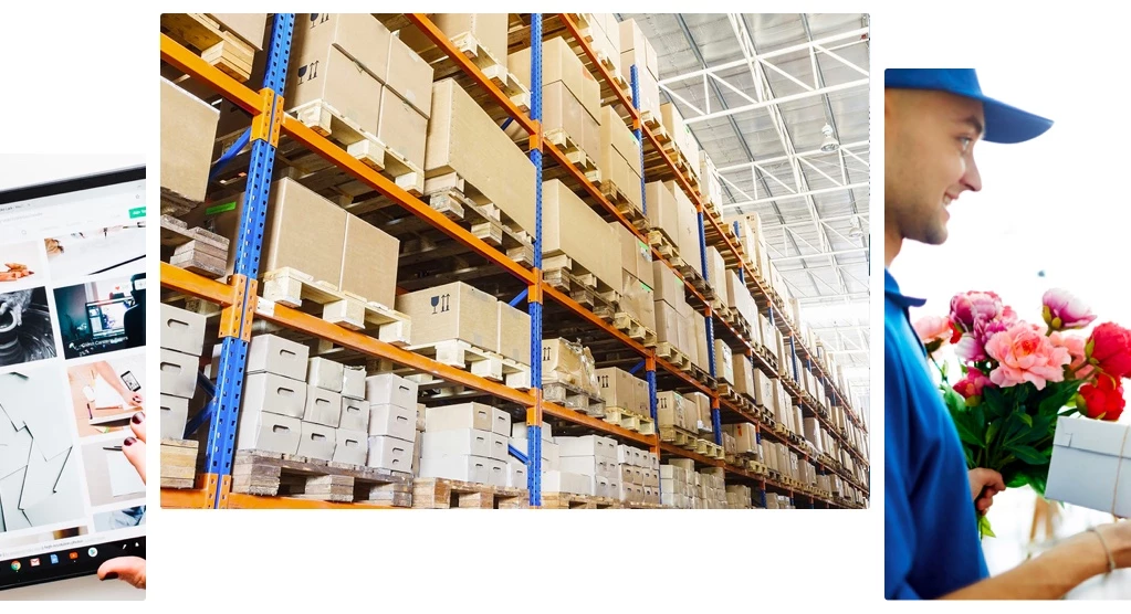 e-commerce history from order on site, warehouse work to satisfied client